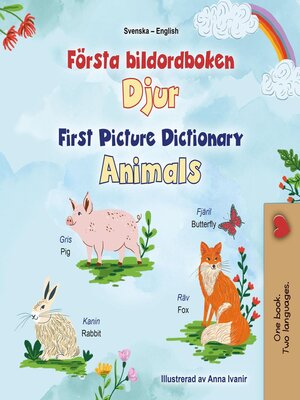 cover image of Första bildordboken Djur First Picture Dictionary Animals